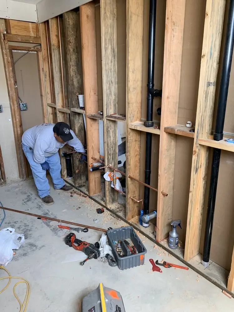 Commercial rough-in plumbing for Gas Line Repair in Jacobs Lake Shores
